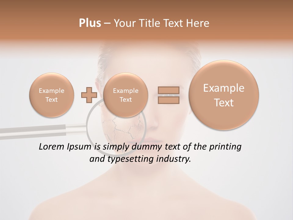 Pretty Human Cosmetic PowerPoint Template