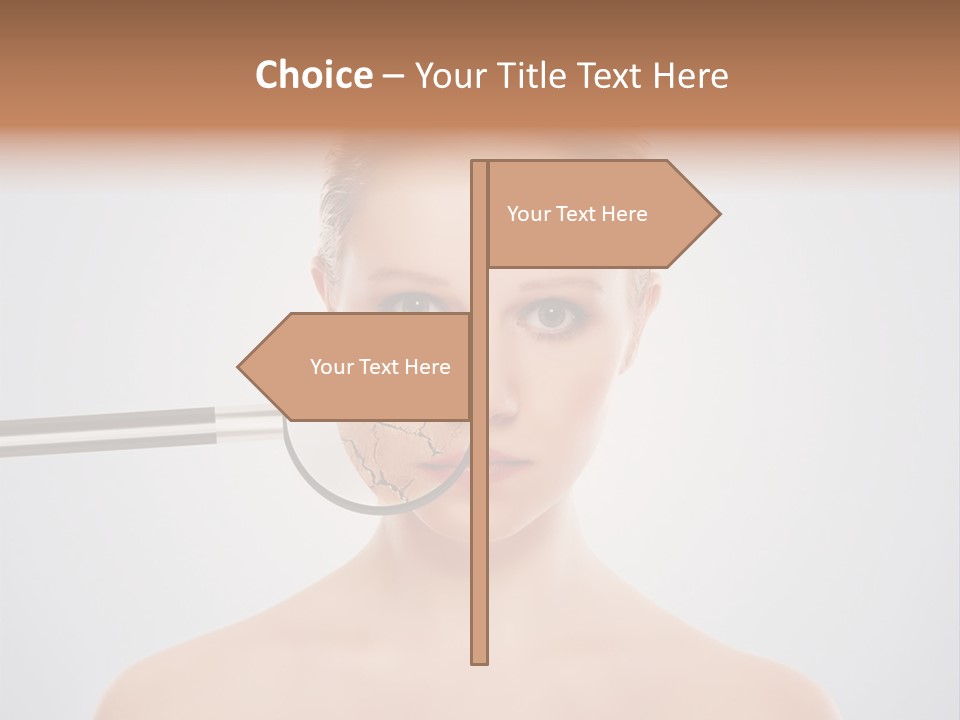 Pretty Human Cosmetic PowerPoint Template