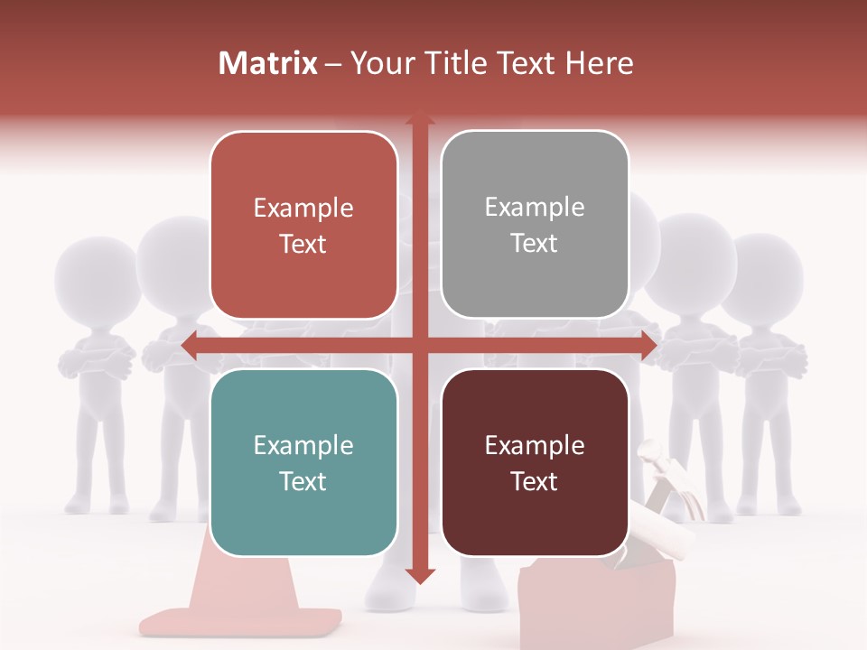 Cute Friend Abstract PowerPoint Template