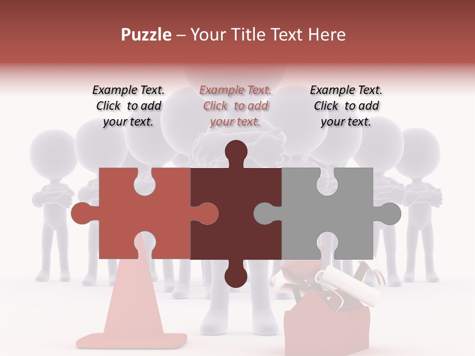 Cute Friend Abstract PowerPoint Template