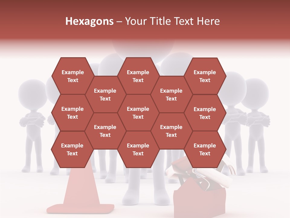 Cute Friend Abstract PowerPoint Template