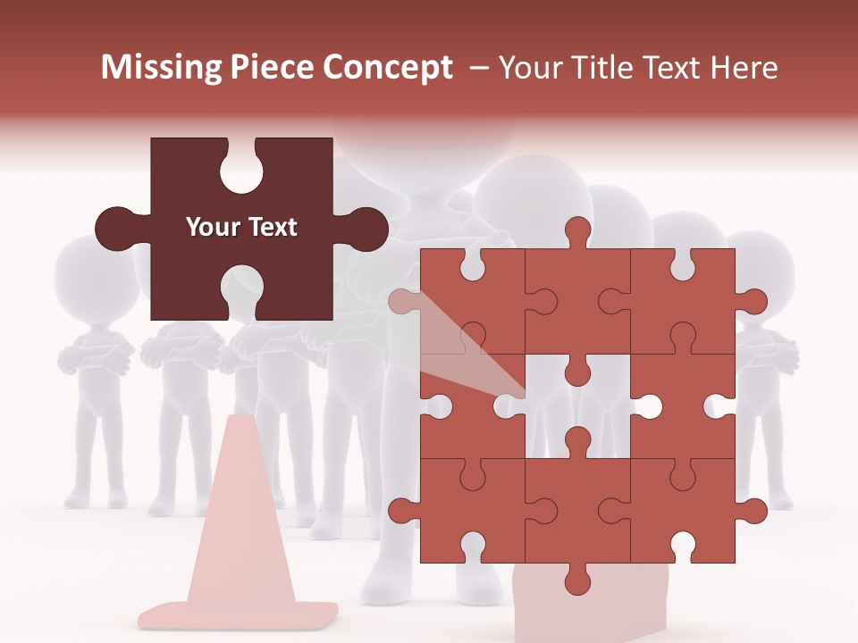 Cute Friend Abstract PowerPoint Template