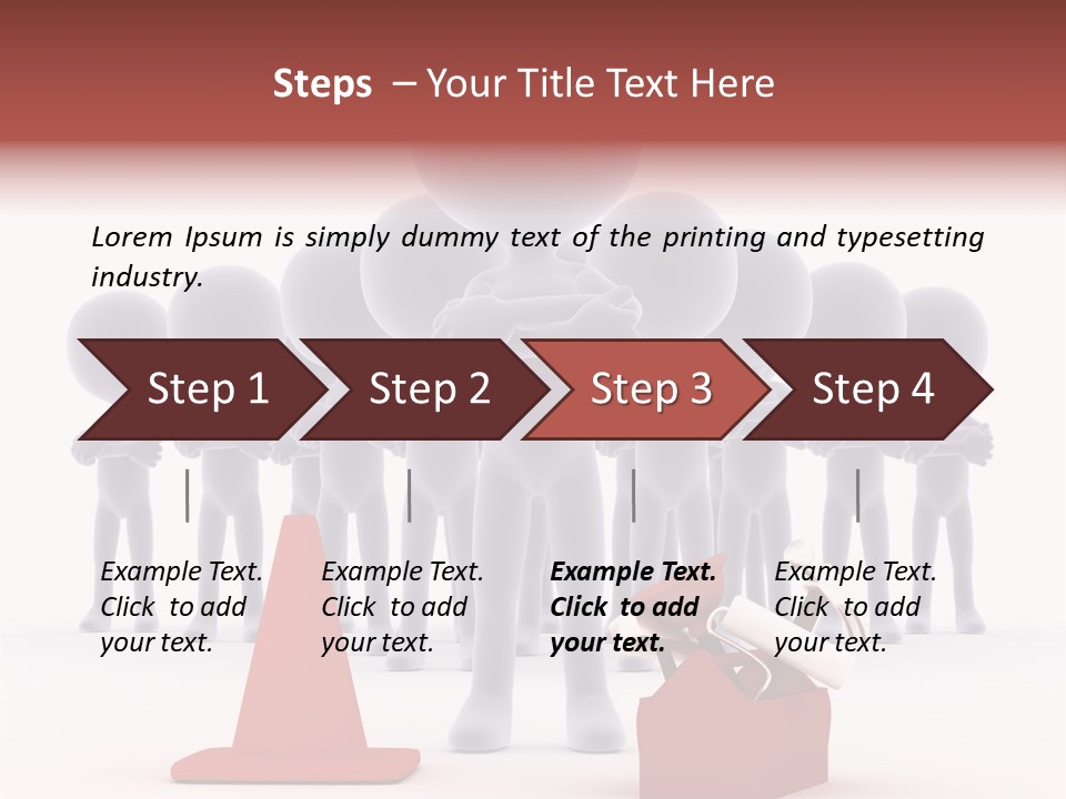 Cute Friend Abstract PowerPoint Template