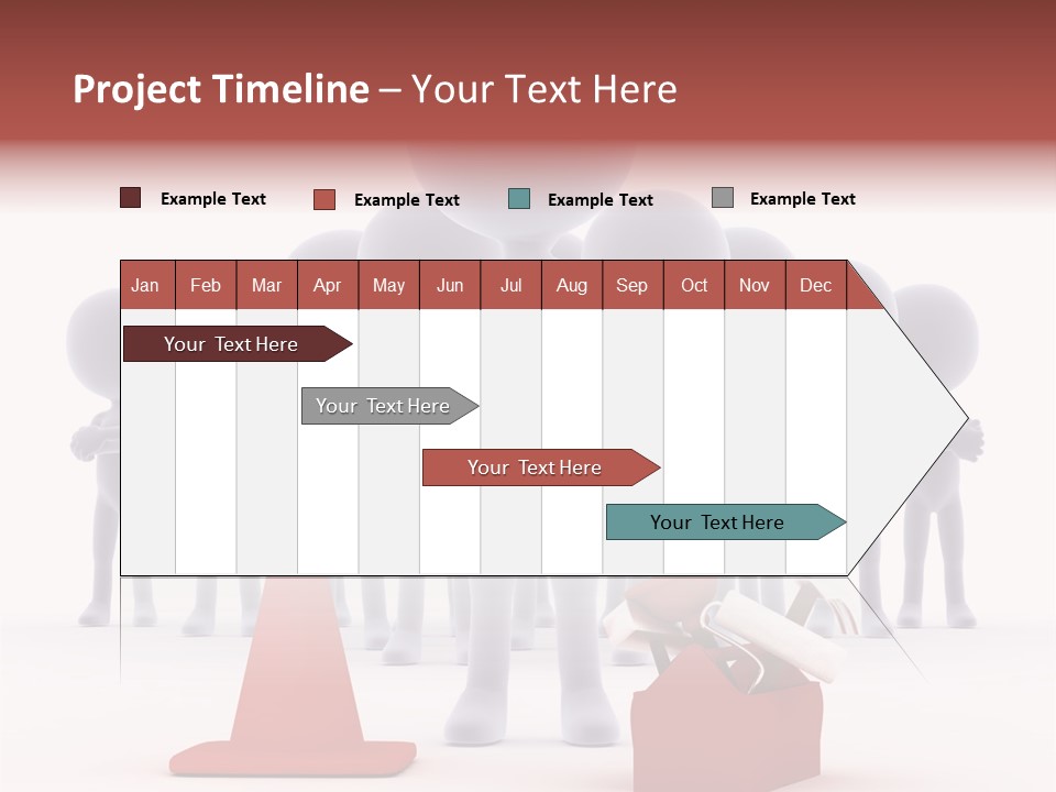 Cute Friend Abstract PowerPoint Template