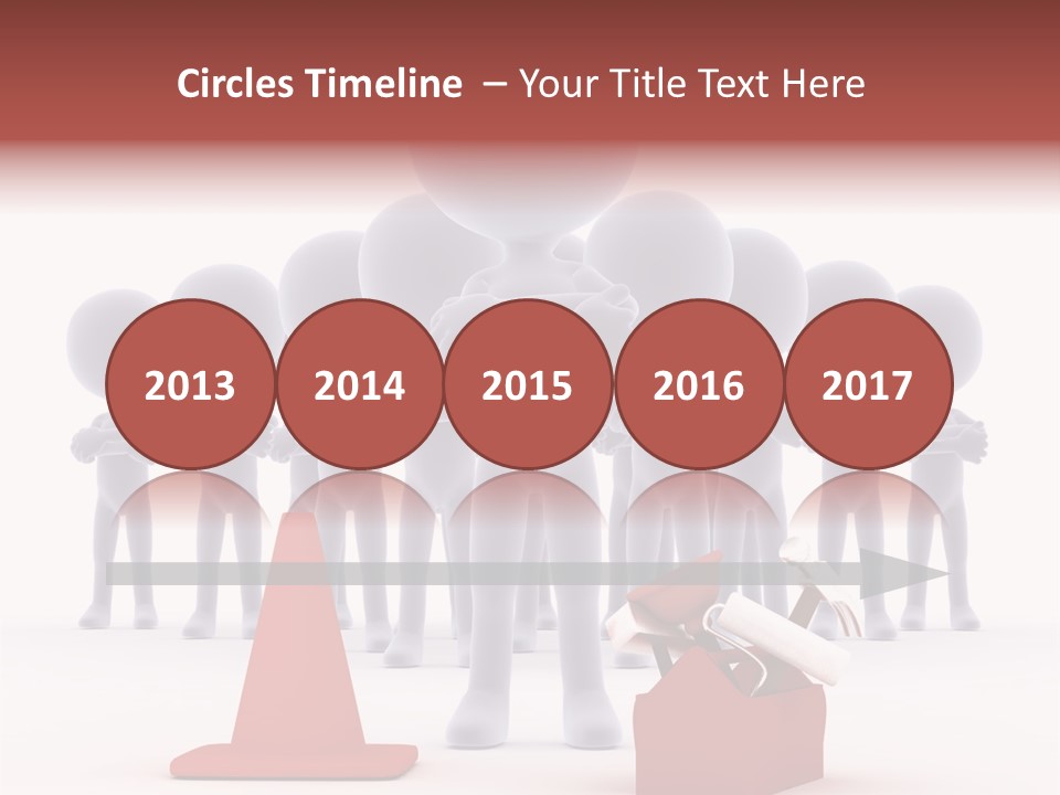 Cute Friend Abstract PowerPoint Template