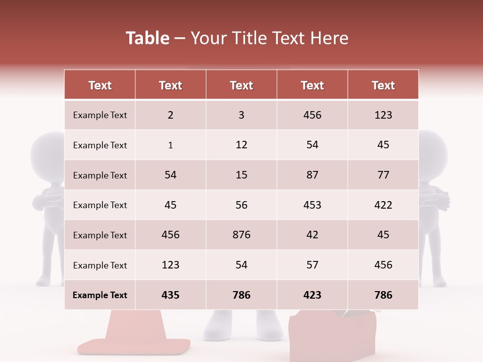 Cute Friend Abstract PowerPoint Template