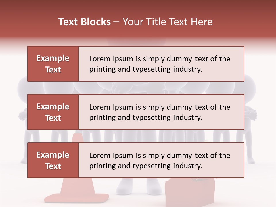 Cute Friend Abstract PowerPoint Template