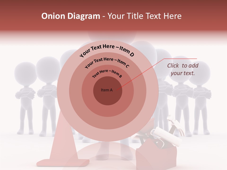 Cute Friend Abstract PowerPoint Template