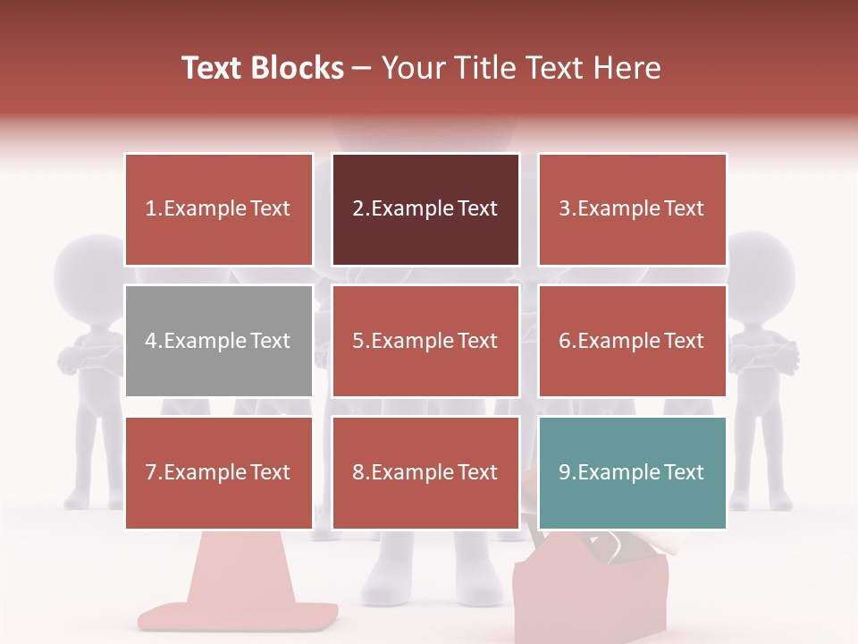 Cute Friend Abstract PowerPoint Template