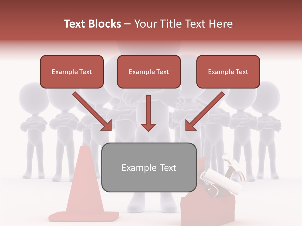 Cute Friend Abstract PowerPoint Template