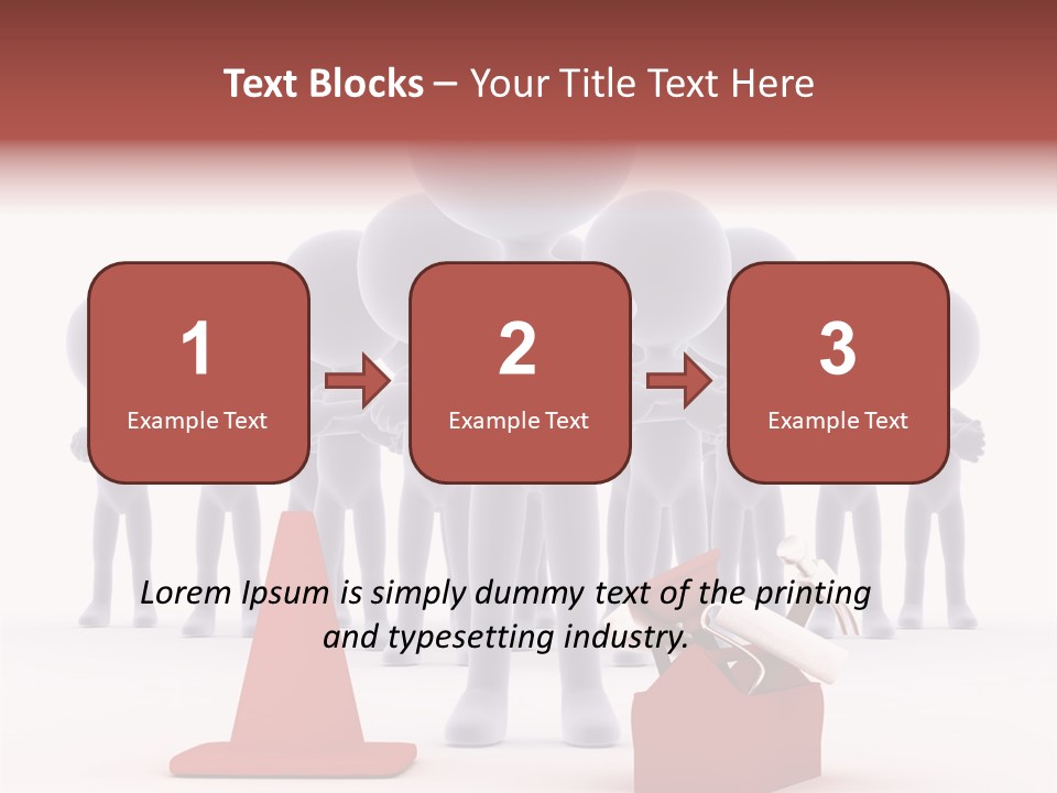 Cute Friend Abstract PowerPoint Template