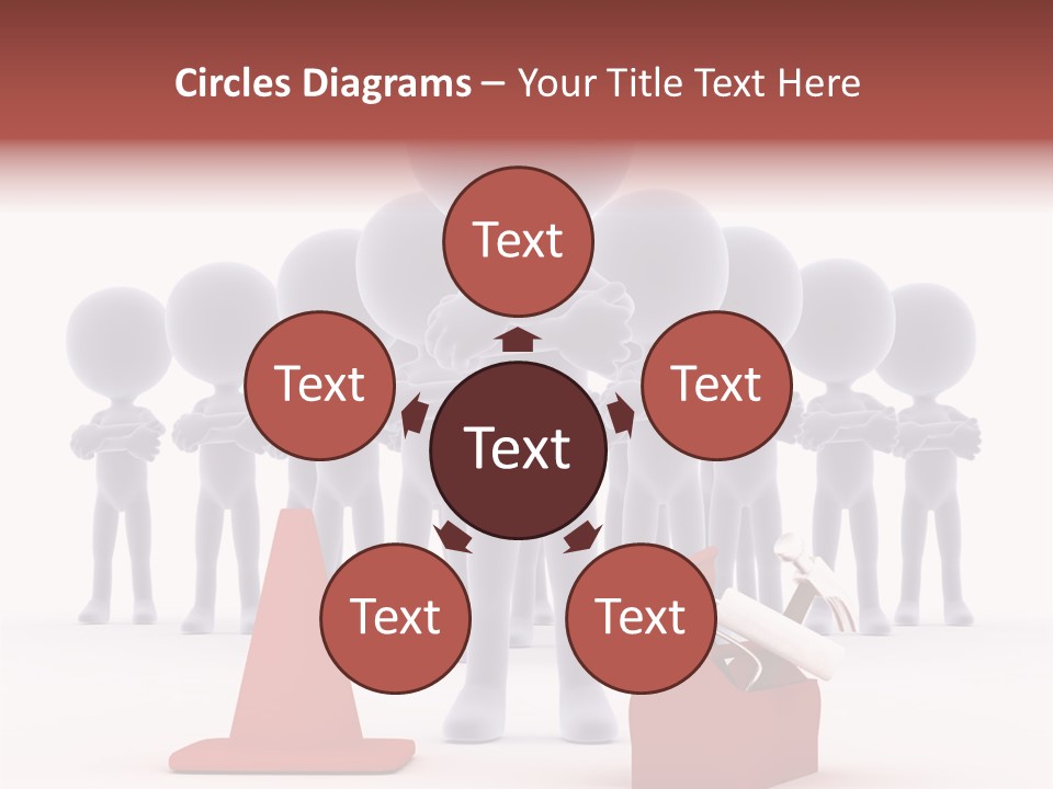 Cute Friend Abstract PowerPoint Template