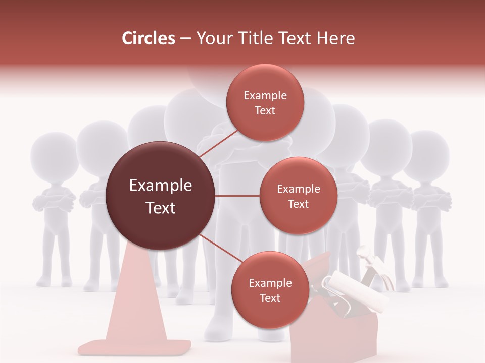 Cute Friend Abstract PowerPoint Template