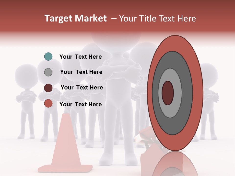 Cute Friend Abstract PowerPoint Template