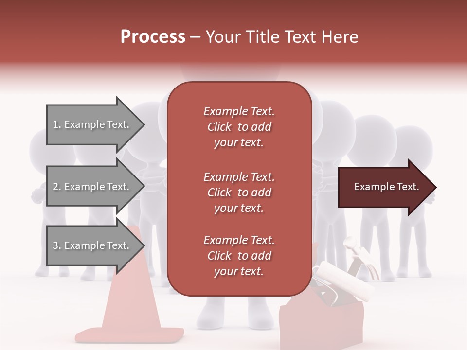 Cute Friend Abstract PowerPoint Template