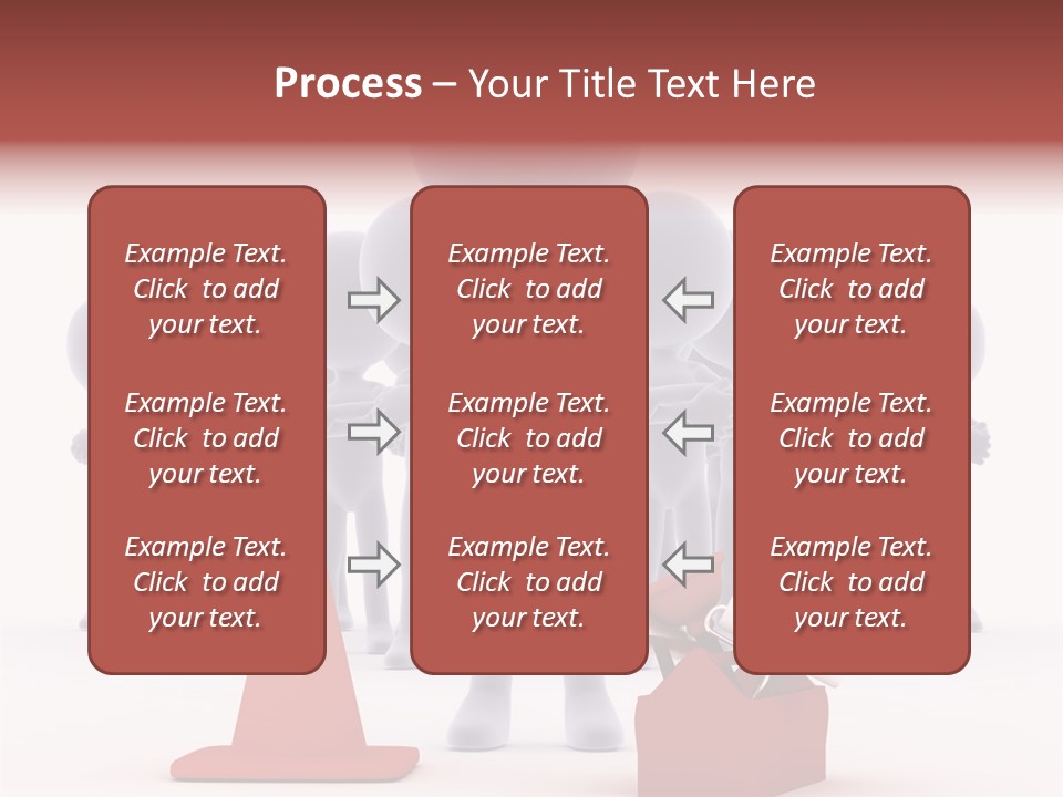 Cute Friend Abstract PowerPoint Template