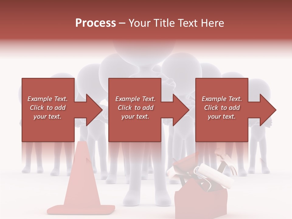 Cute Friend Abstract PowerPoint Template