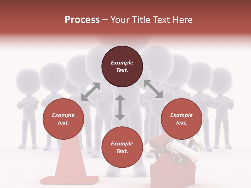 Cute Friend Abstract PowerPoint Template