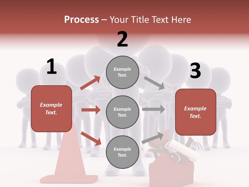 Cute Friend Abstract PowerPoint Template