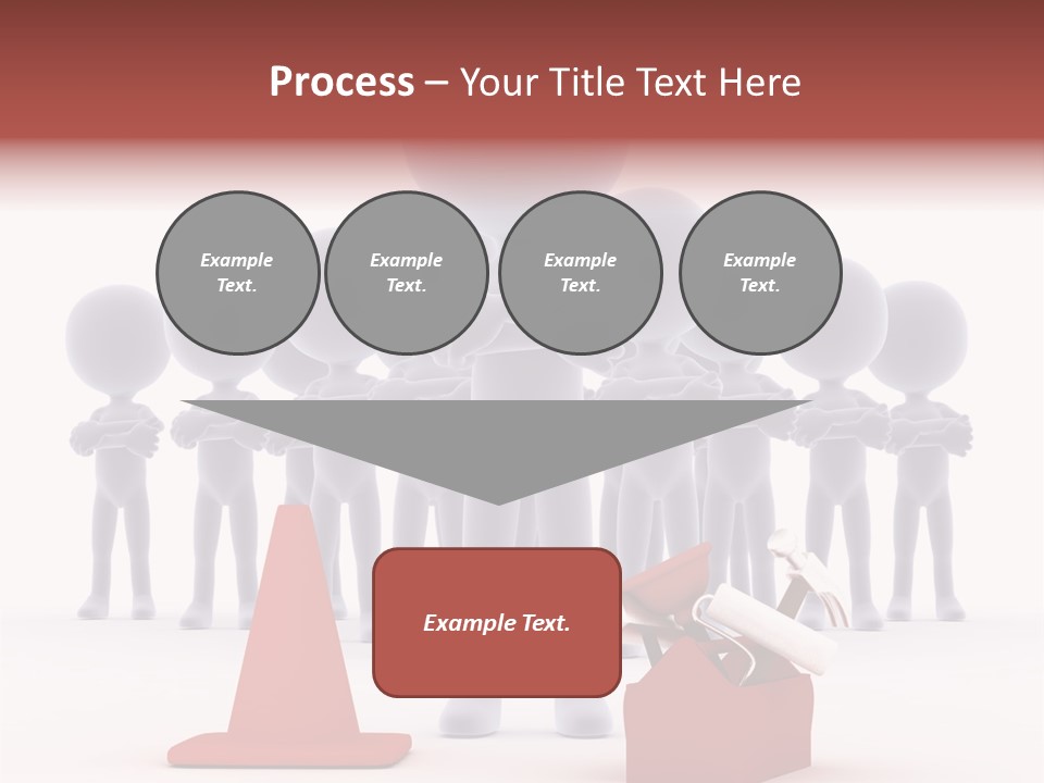 Cute Friend Abstract PowerPoint Template