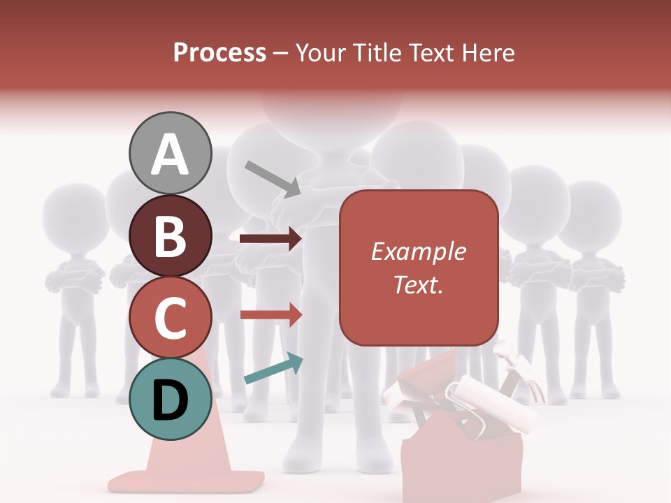 Cute Friend Abstract PowerPoint Template