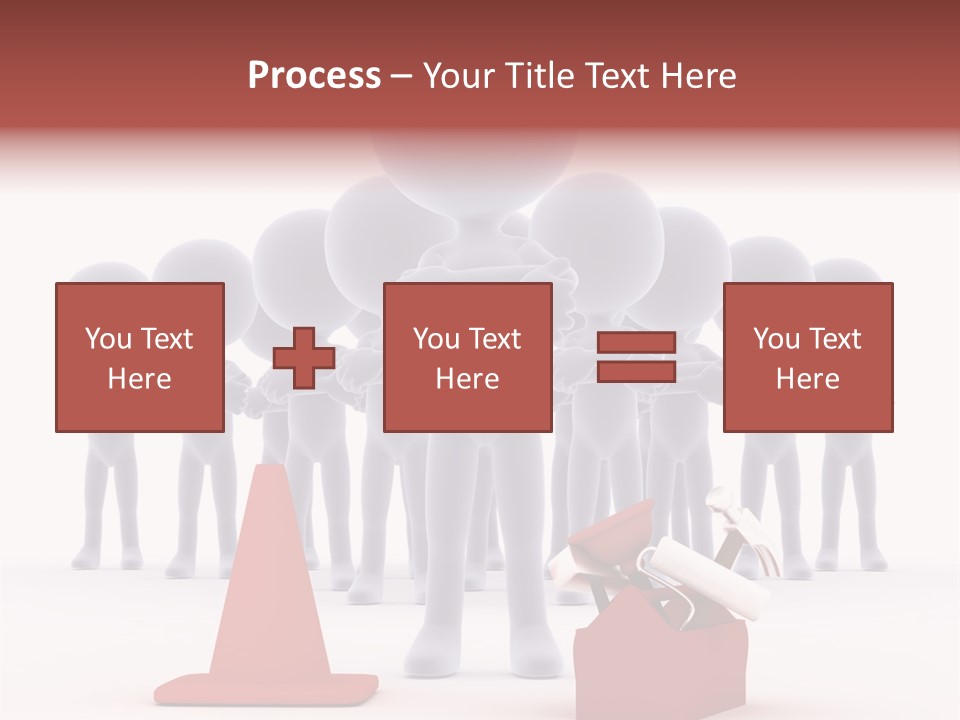 Cute Friend Abstract PowerPoint Template