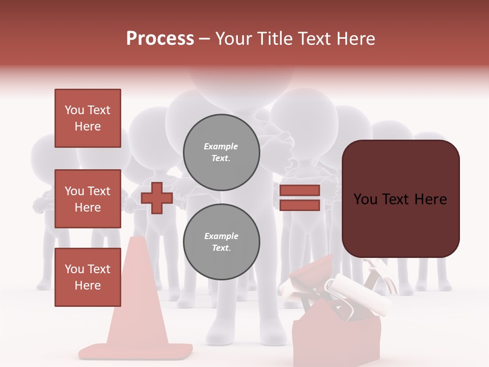 Cute Friend Abstract PowerPoint Template