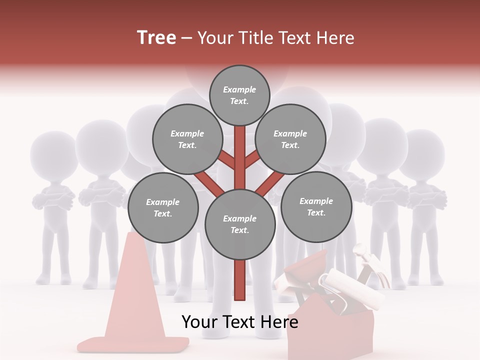 Cute Friend Abstract PowerPoint Template