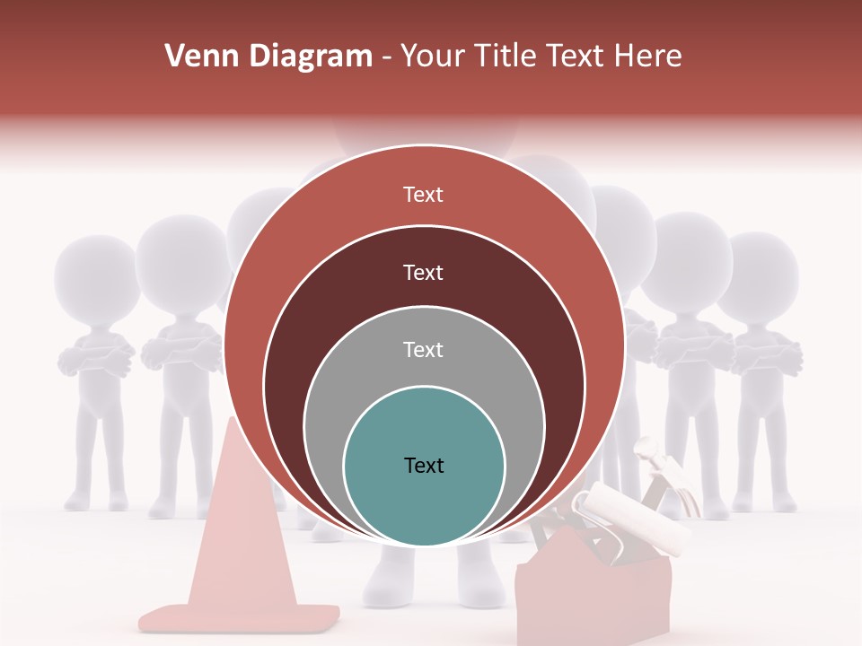 Cute Friend Abstract PowerPoint Template