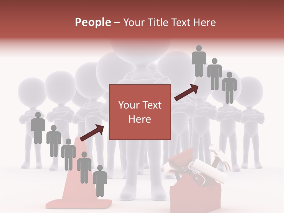 Cute Friend Abstract PowerPoint Template