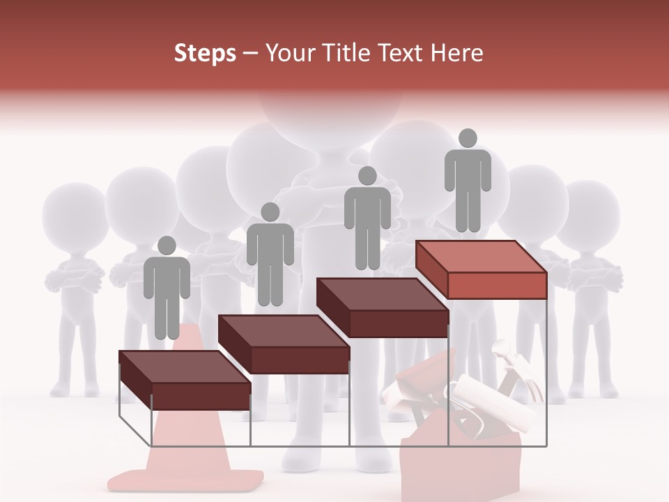 Cute Friend Abstract PowerPoint Template