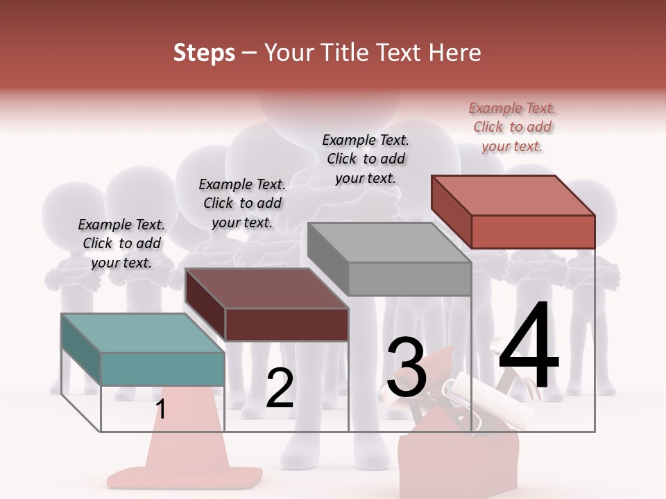 Cute Friend Abstract PowerPoint Template