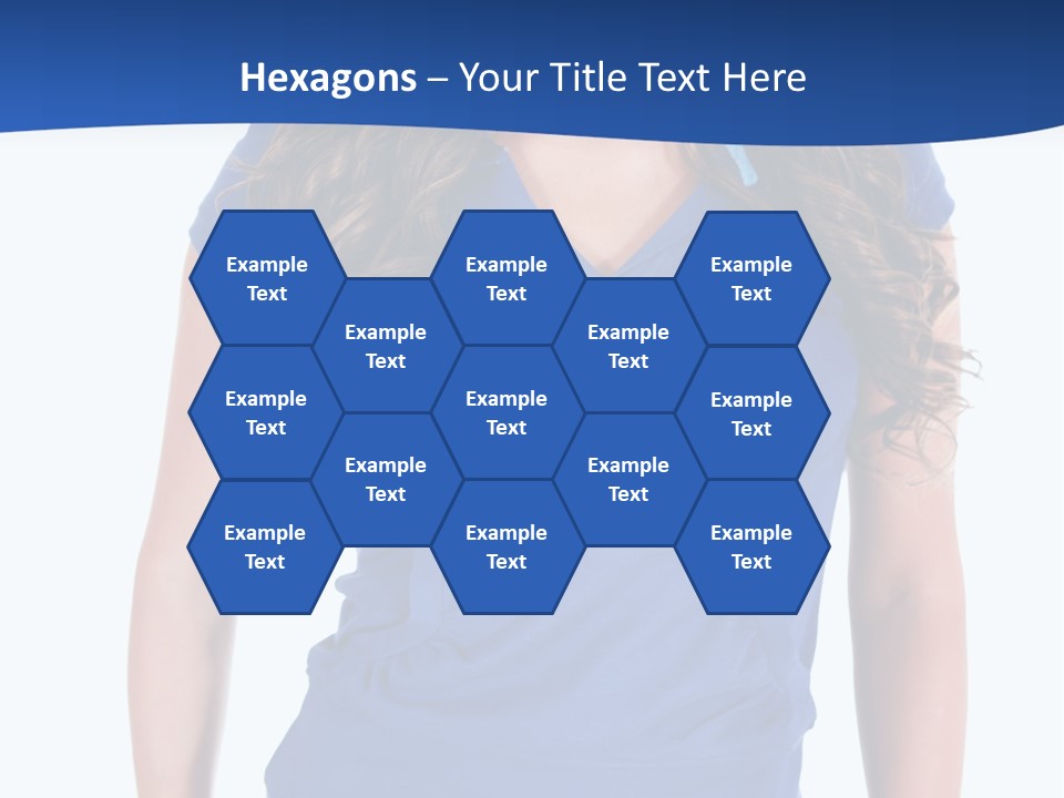 People Girl Attractive PowerPoint Template