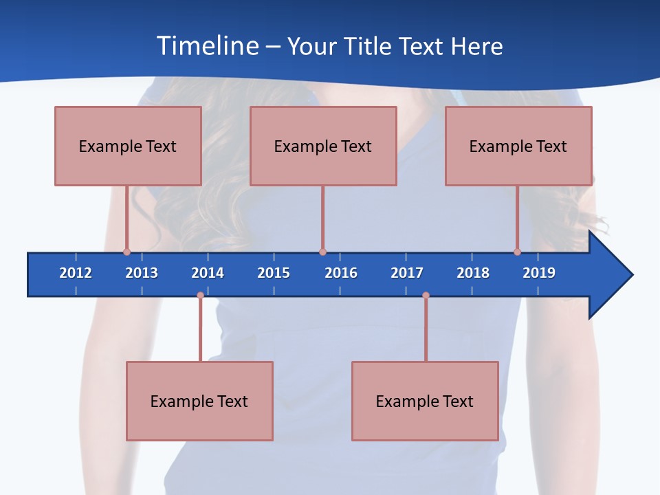 People Girl Attractive PowerPoint Template