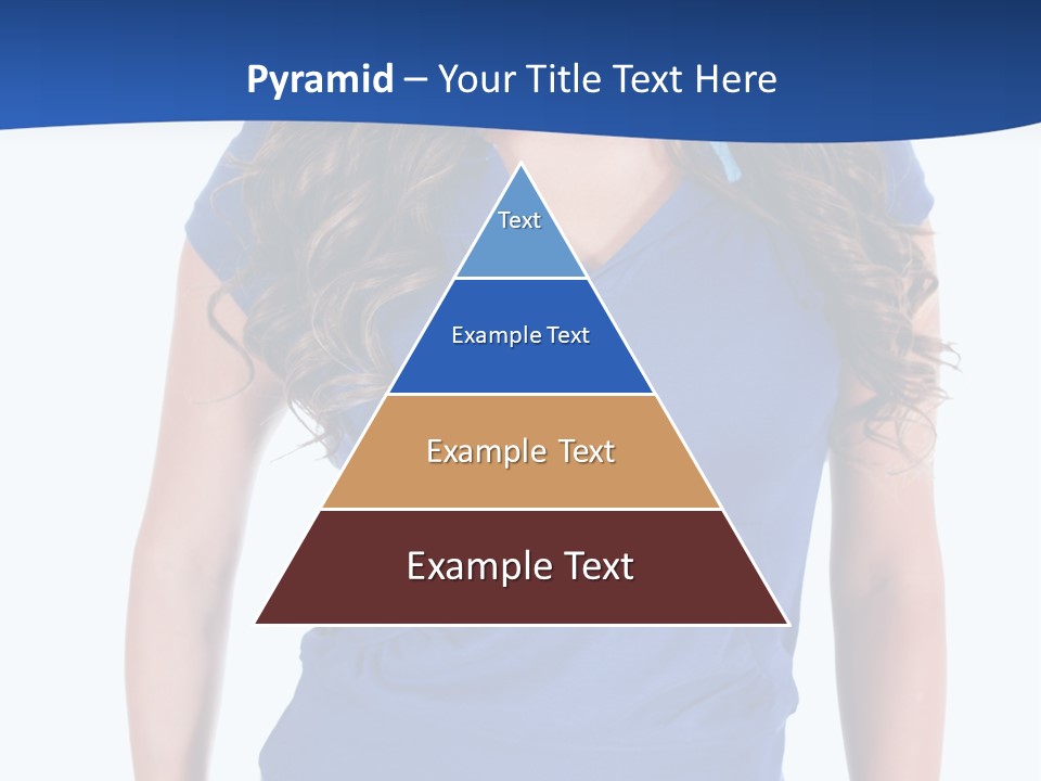 People Girl Attractive PowerPoint Template