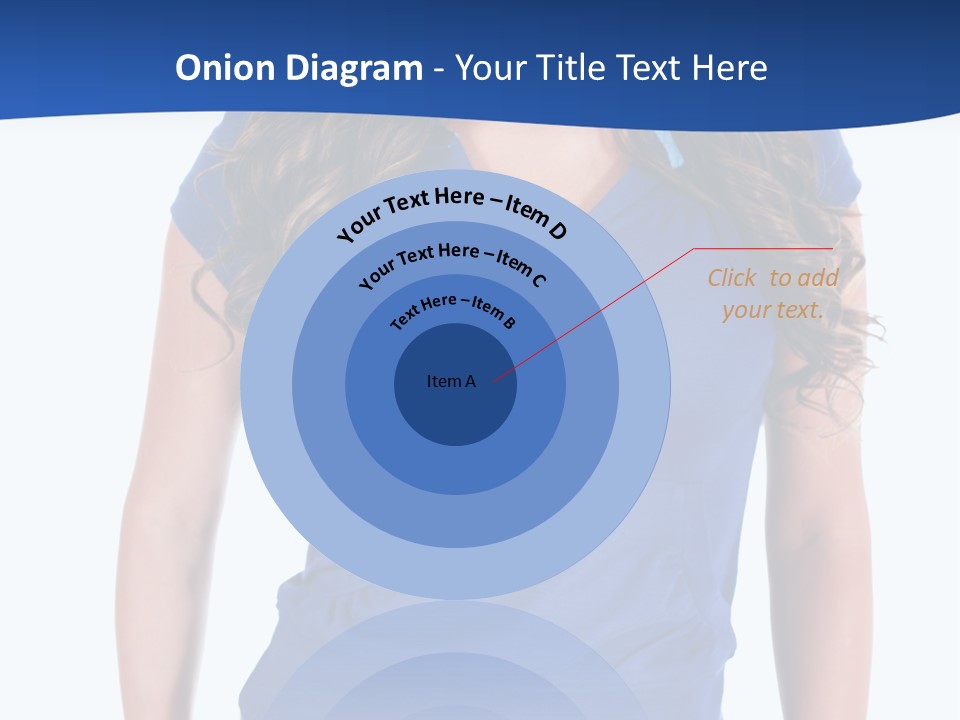 People Girl Attractive PowerPoint Template