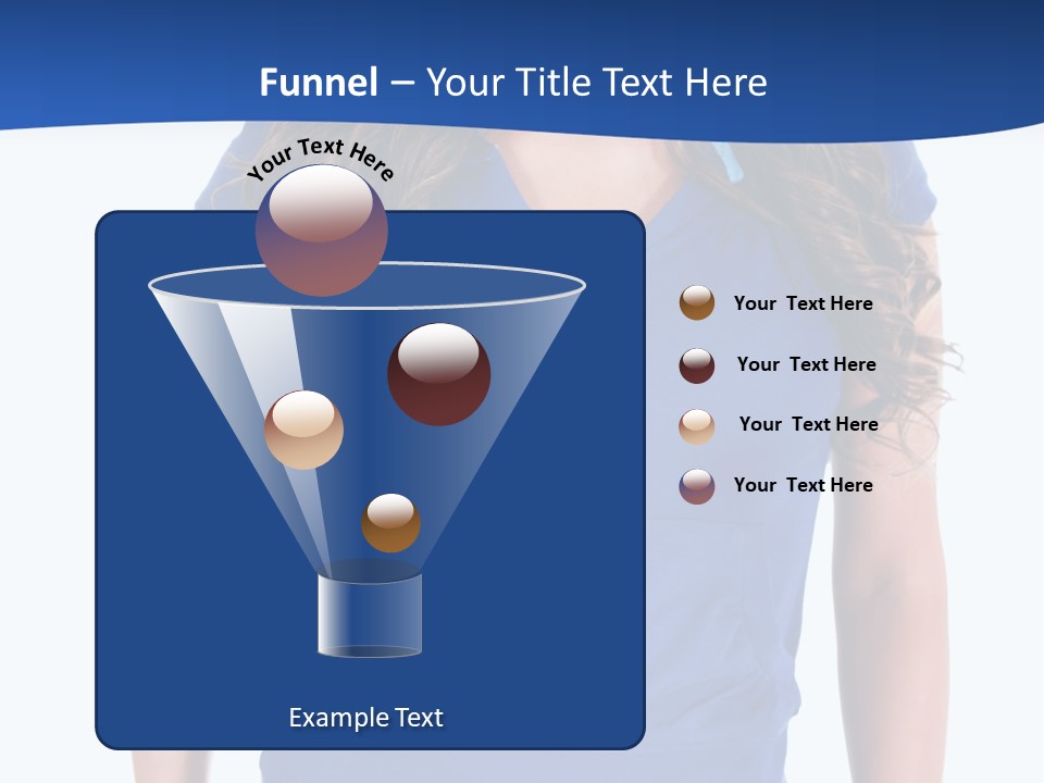 People Girl Attractive PowerPoint Template