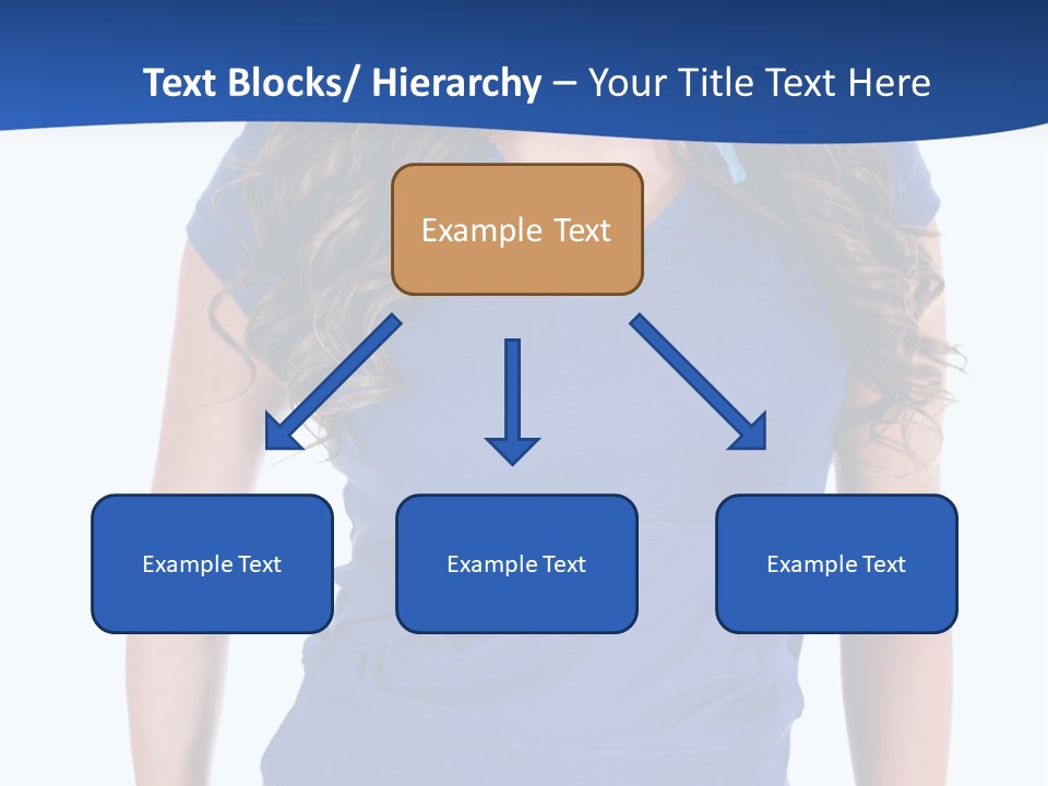 People Girl Attractive PowerPoint Template