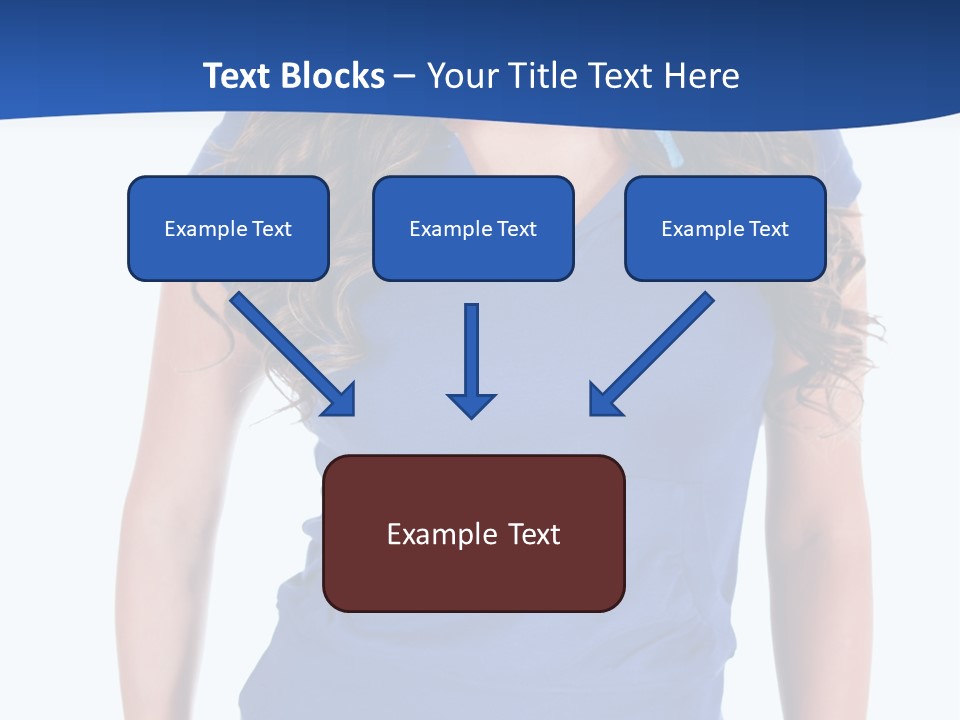People Girl Attractive PowerPoint Template