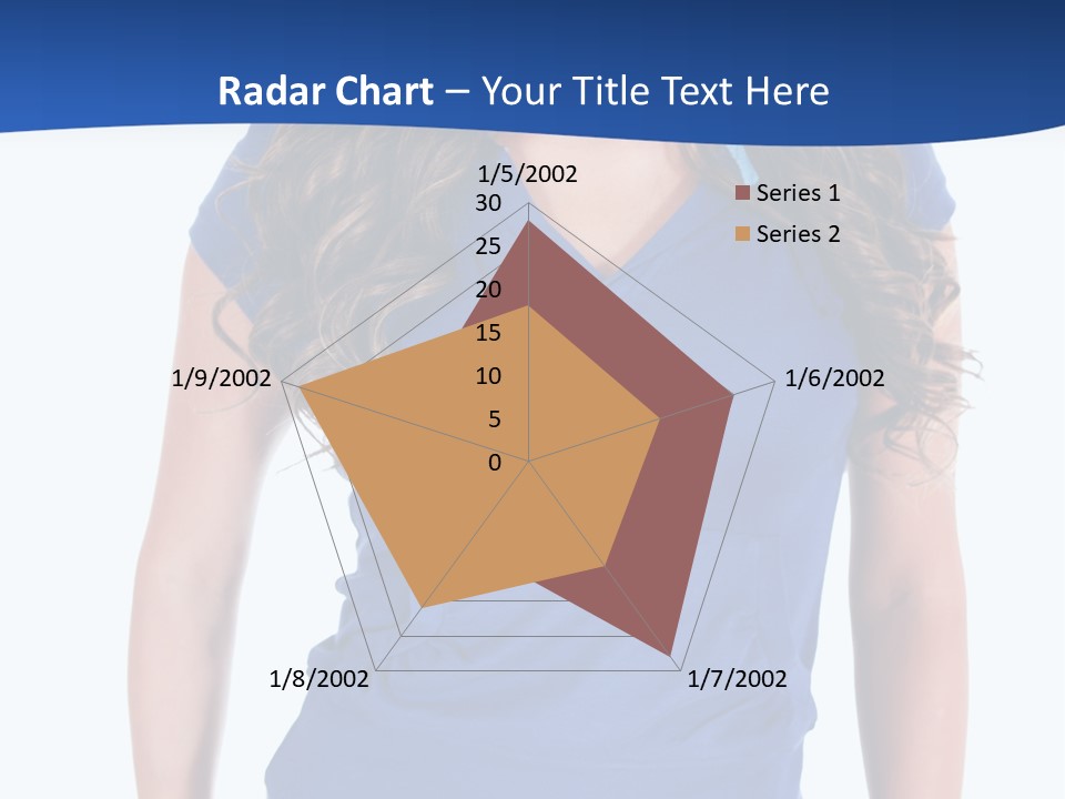 People Girl Attractive PowerPoint Template