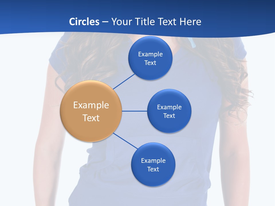 People Girl Attractive PowerPoint Template