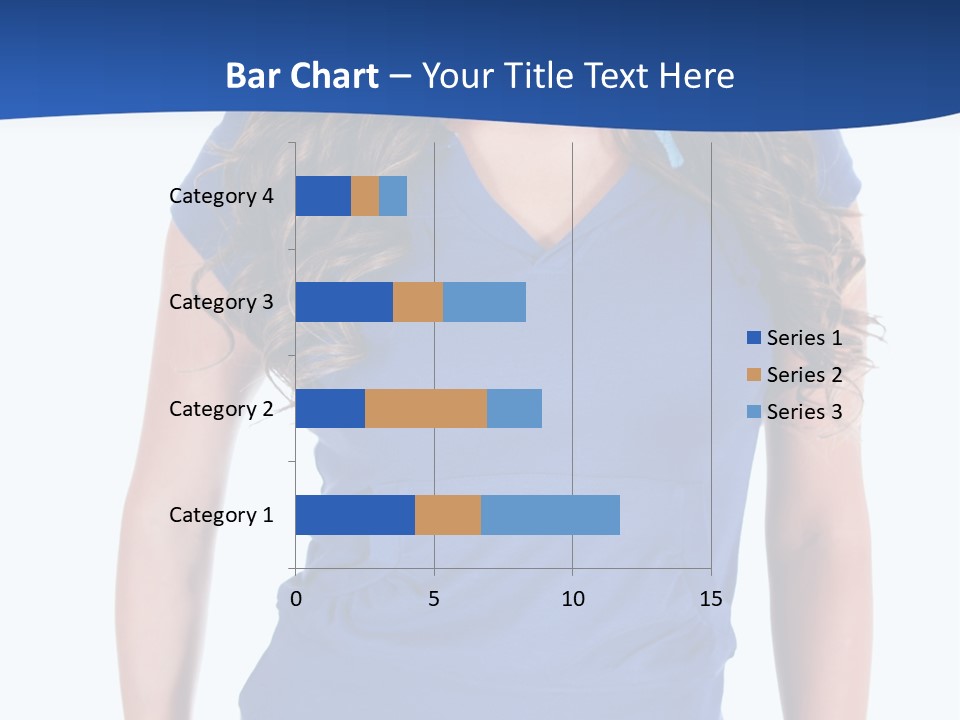 People Girl Attractive PowerPoint Template