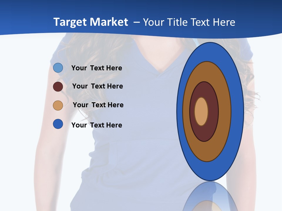 People Girl Attractive PowerPoint Template