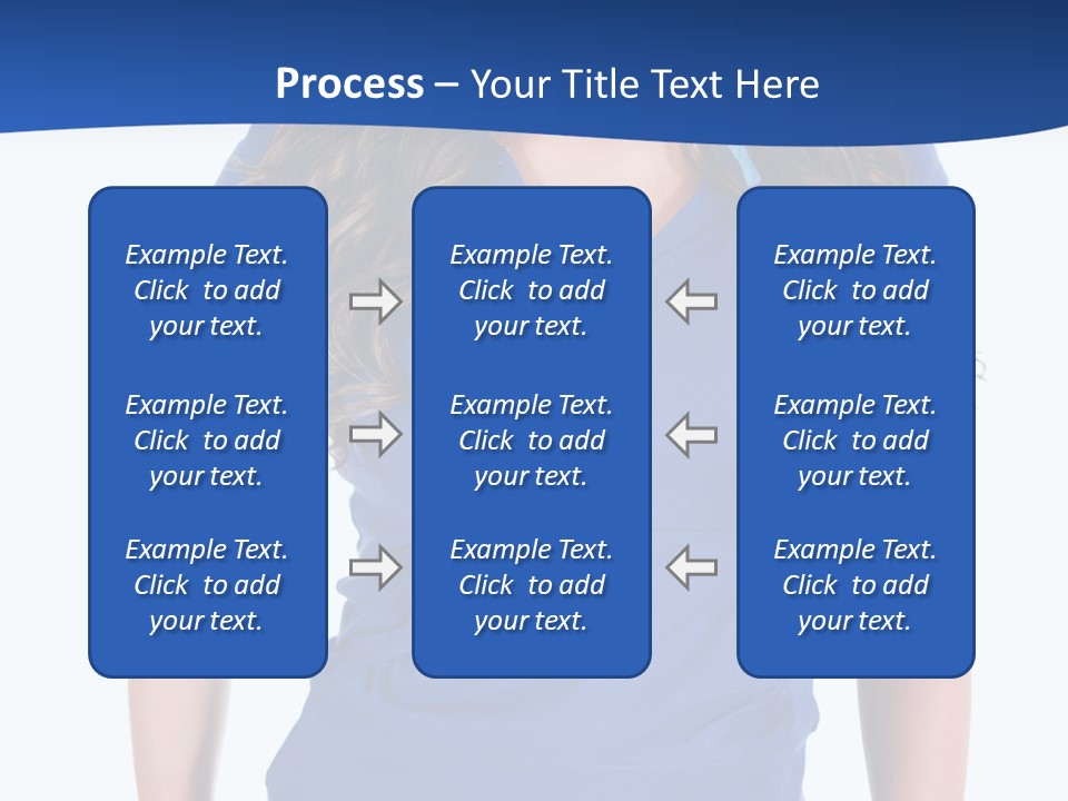People Girl Attractive PowerPoint Template
