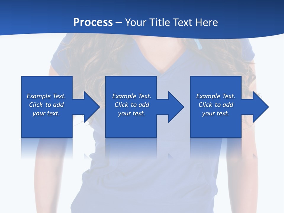 People Girl Attractive PowerPoint Template