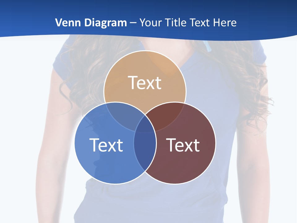 People Girl Attractive PowerPoint Template