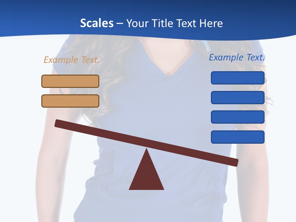 People Girl Attractive PowerPoint Template