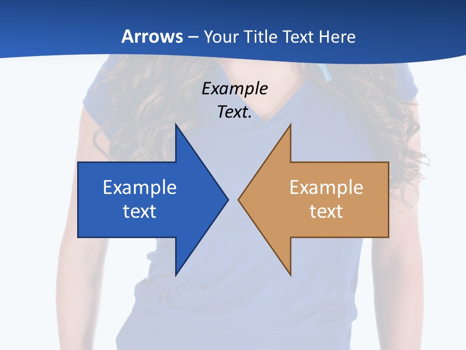 People Girl Attractive PowerPoint Template