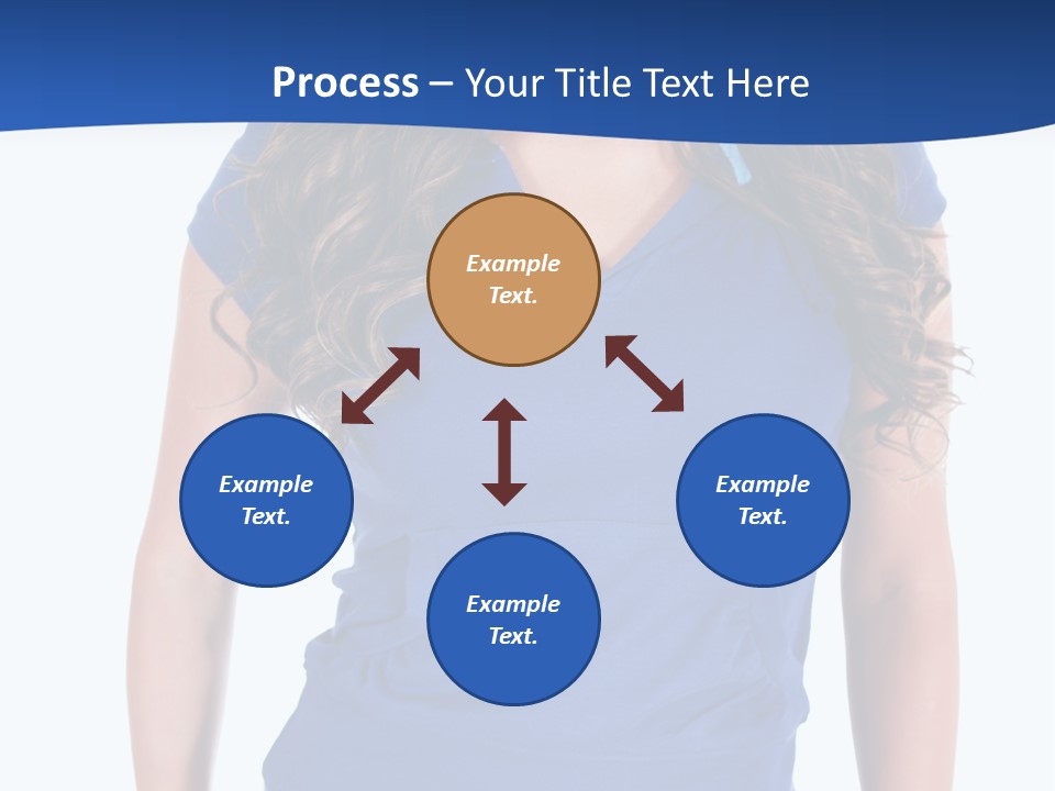 People Girl Attractive PowerPoint Template