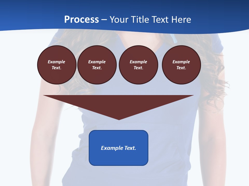 People Girl Attractive PowerPoint Template